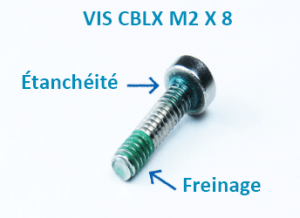 Etanchéité sous tête de vis M2 - Precote 200